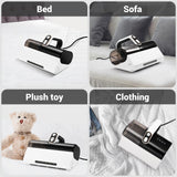 Bed Vacuum Cleaner, Handheld UV Mattress Cleaner With LED Light & High Heating Tech, 500W Powerful Deep Vacuum, HEPA Filter for Bed, Pillow, Couch, Pet Hair and Carpets Cleaning Dizikzo