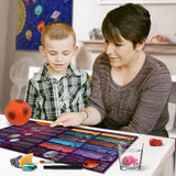 PIBEX Gemstone Dig Kit, Dig up 15 Rocks & Minerals from Earth Moon Mars, Solar System Planets Geology Science Set, Space Rock Mining Toys for Kids, STEM Gift for Boys & Girls Age 6-8-12 PIBEX