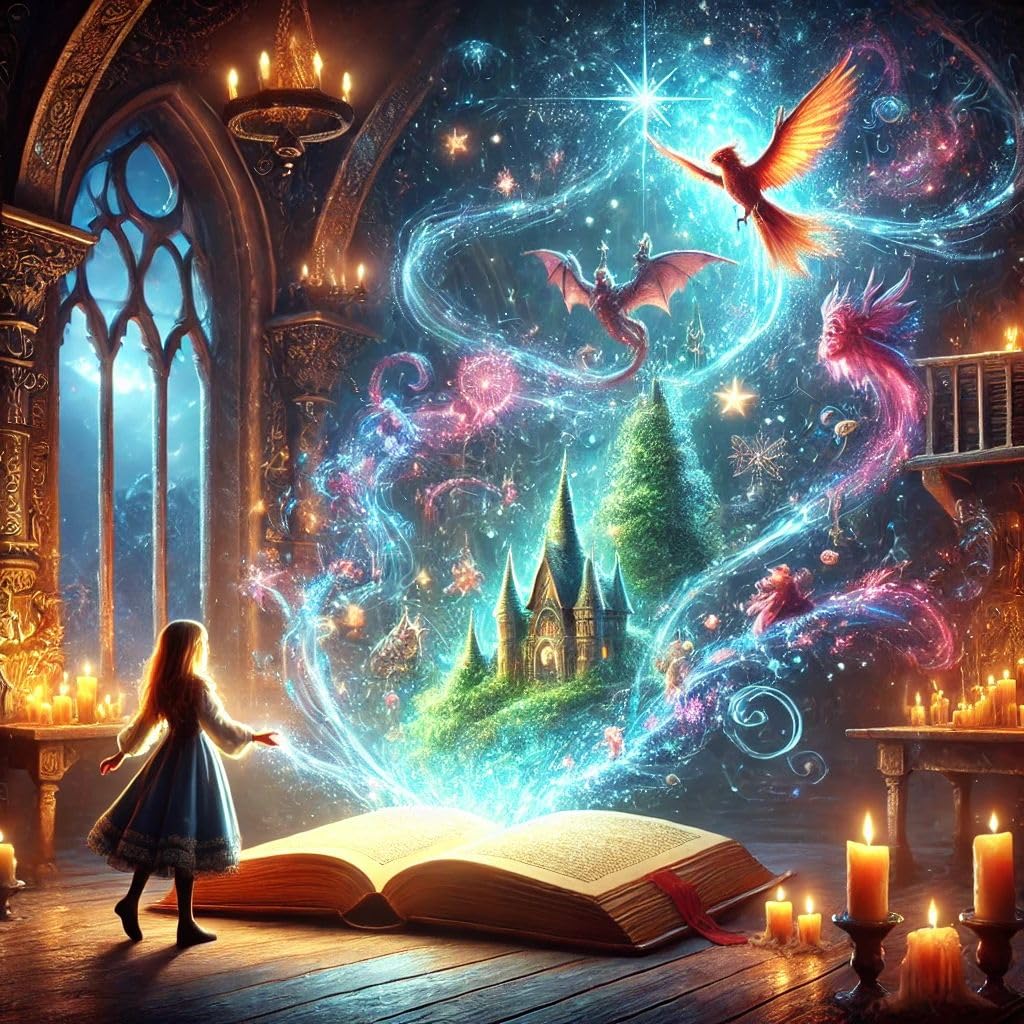 Axquilon Magic Book Diamond Art Kits for Adults - Diamond Painting Kits for Adults, DIY 5D Full Drill Gem Art for Home Wall Decor 14x14 inch Axquilon