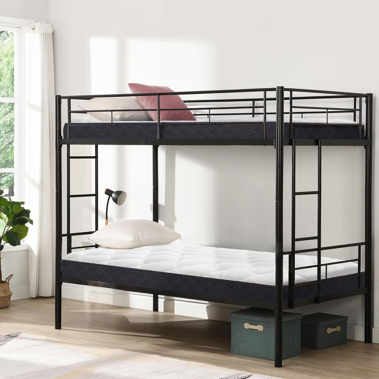 TERISTE 6 Inch Twin Mattress Breathable Gel-Memory Foam Plus Pillowtop Mattress for Kids Adults Single Bed, Cool and Skin-Friendly, Fiberglass Free, Mattress in a Box, CertiPUR-US® Certified TERISTE