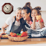 DayClocks Classic Day of The Week Wall Clock with Solid Wood Frame – Calendar Day Clock – Ideal Retirement Gift for Men & Women – Mahogany, 10" DayClocks