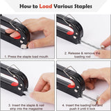 Yeeyeah Heavy Duty Stretching Canvas Pliers with Spring Return Handles, 3 in 1 Staple Gun for Upholstery with 1000 Staples for Art Oil Painting Stretching and Framing Yeeyeah