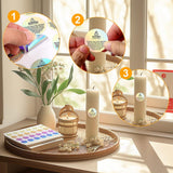 Candle Warning Labels, Candle Labels for Candle Making, 240Pcs Candle Warning Stickers Wax Melt Warning Labels Candle Stickers Warning Labels for Candle Making Candle Making Kit Candle Making Supplies OZOSHINE