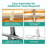 MIXPATIO 10 x 20 ft Heavy Duty Carport Car Canopy, Portable Car Port Garage Party Tent, Galvanized Car Shelter All Weather with Reinforced Steel Frame for Car, Boat, Beige MIXPATIO