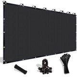 Shade&Beyond 90% Sun Shade Cloth with Grommets, 8' X 10' Pergola Shade Cover Canopy, Mesh Tarp Sun Screens for Patio, Outdoor, Garden, Backyard, Mocha Shade&Beyond