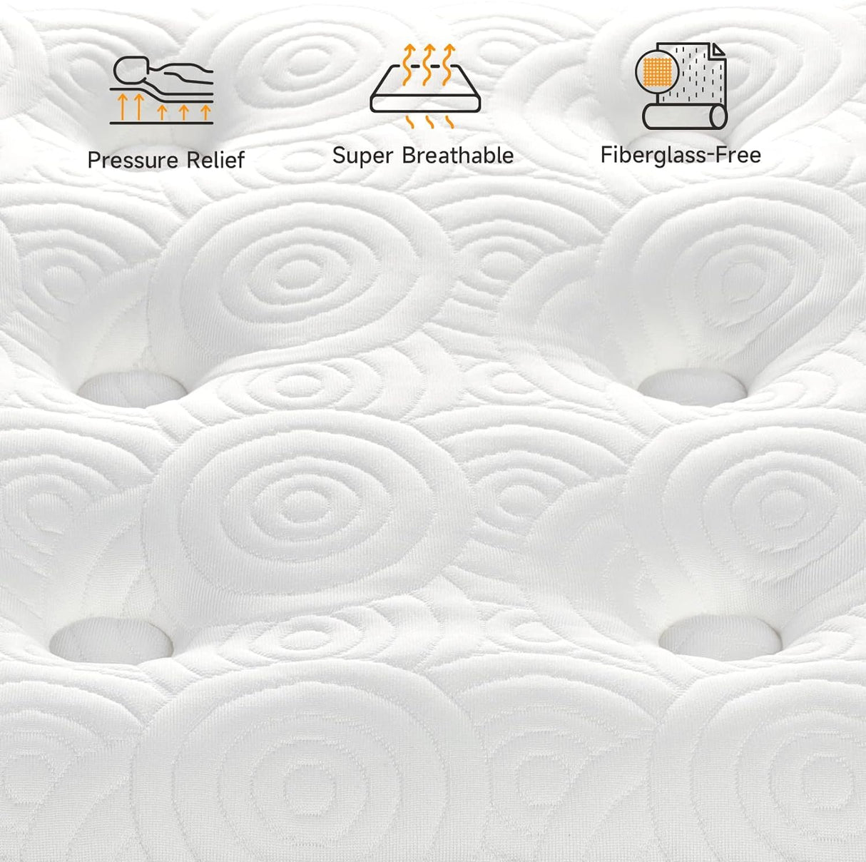 Vesgantti Full Size Mattress, 10 Inch Hybrid Full Mattress in a Box, Pillow Top Double Bed Mattress, Gel Momory Foam and Pocket Coils Innerspring Mattresses, Pressure Relief, Medium Firm Plush Feel Vesgantti