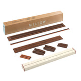 Mellow 12" Solid Wood Platform Bed Frame with Classic Wooden Slat (No Box Spring Needed), King, Espresso Mellow