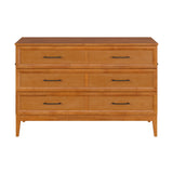 AFI, Santa Fe Queen Murphy Bed Chest with 6" Mattress & Built-in USB Charger, Light Toffee AFI