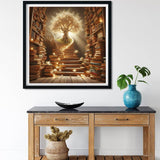 Lophomie Diamond Art Kits for Adults, 5D DIY Tree of Life Diamond Painting Kits for Adults Beginners, Diamond Dots Kits Gem Arts Crafts for Home Wall Decor 14x14 Inch Lophomie