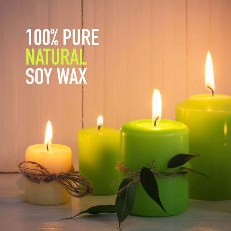 Oraganix DIY Candle Making Kit and Candle Making Supplies - Soy Wax for Candle Making - 10lbs Soy Candle Wax - 150 6-Inch Pre-Waxed Candle Wicks - 3 Metal Centering Devices - Bulk Flakes Soy Wax 10 lb Oraganix