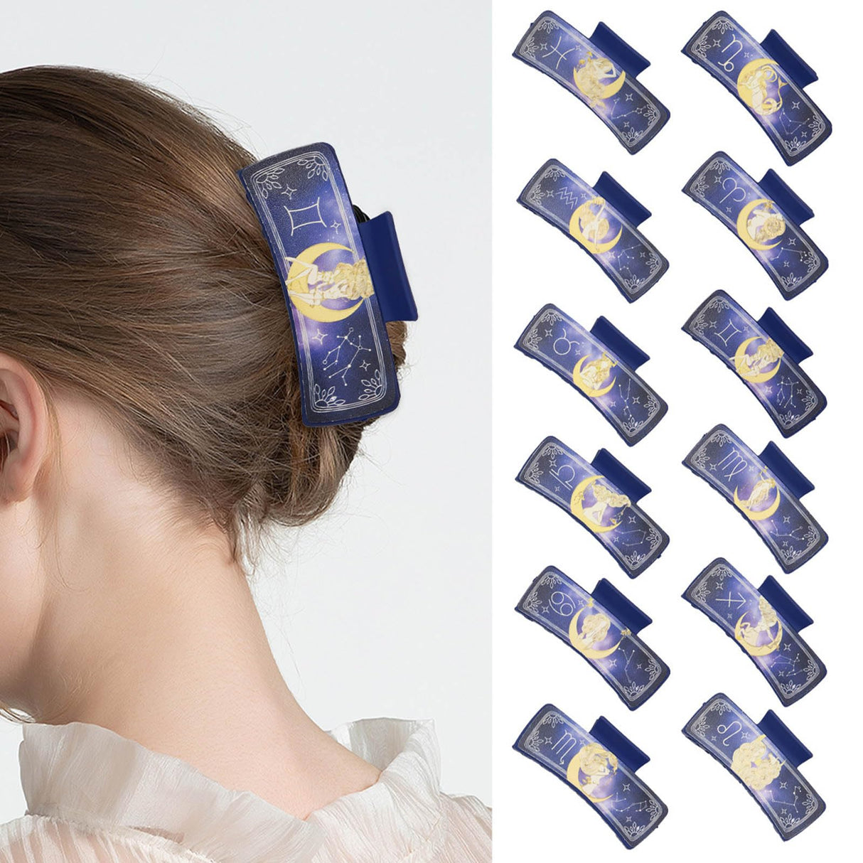 Hairpin With Sublimated Aluminum Plate Sublimation Blank Hair Claw Clip Ornament For Everyday Wear Or Special Occasions Btgghytr