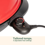 Cuisinart Indoor/Outdoor Electric Grill, 2-in-1 Portable BBQ with Non-Stick Cooking Surface, Adjustable Heat, Stand/Tabletop Options for Cookouts, Barbecues and Small Spaces, No Tools Required Cuisinart