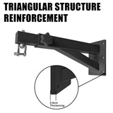 VivaZen Heavy Bag Wall Mount, Adjustable Wall Mount Punching Bag Hanger,Heavy-Duty Wall Bracket, Thickened Steel Plate and Stainless Steel kit for Home Gym Indoor Outdoor (900 LB Capacity) VivaZen