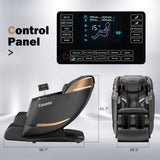 Culanta Massage Chair Full Body, Zero Gravity SL-Track Shiatsu Massage Recliner Chair with Body Scan, Airbags, Foot Rollers, Deep Yoga Stretch, Heating (U1-Black) Culanta