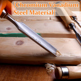 Atoplee Wood Carving Gouge Chrome Vanadium Steel Semi-Circular Carpenter Woodworking Chisel (25mm(1")) ATOPLEE
