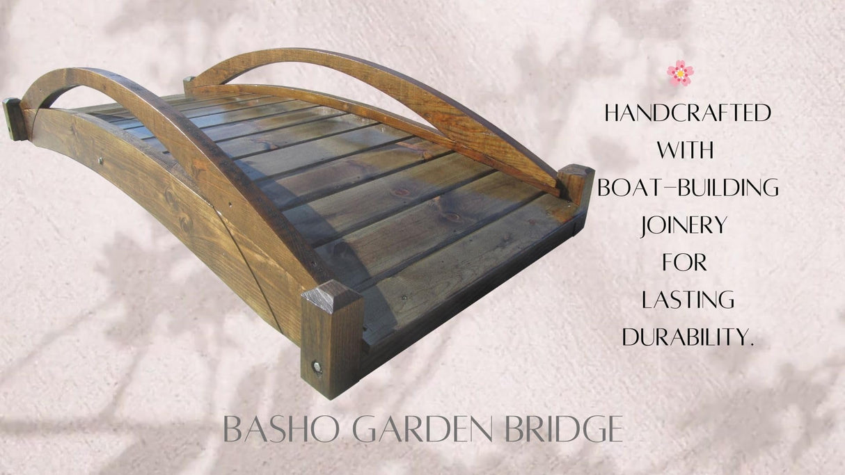 SamsGazebos Basho Garden Bridge 6 ft SamsGazebos