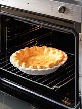 LE TAUCI Pie Pans for Baking 9 Inch, Ceramic Pie Plate for Apple Pie, Round Baking Dish Oven Safe, Embossment Housewarming Wedding Present - 36 OZ, Set of 2, Fireworks + Honey Comb, Arctic White LE TAUCI