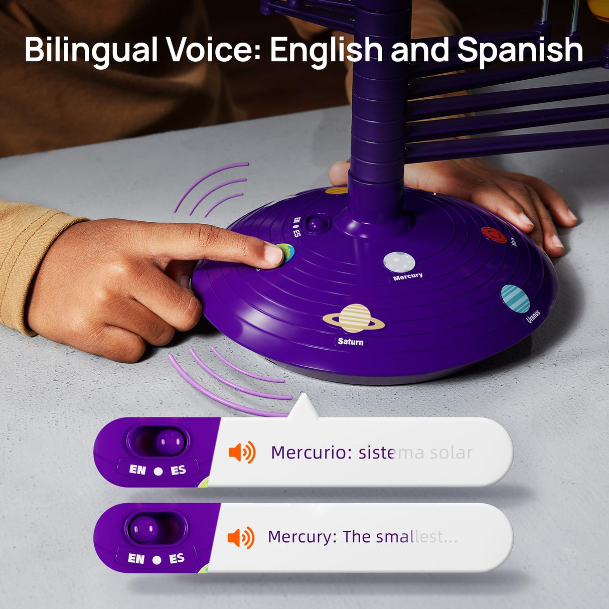 Science Can Solar System for Kids, Talking Astronomy Solar System Model Kit, Planetarium Projector with 8 Planets STEM Space Toys for 3 4 5+ Years Old Boys Girls Science Can