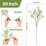 Sukh 10PCS Baby Breath Artificial Flowers Fake Babys Breath Gypsophila Flowers Bulk Realistic Artificial Flowers Bouquet Flores Artificiales para Decoracion for Wedding Party Home Decoration Sukh