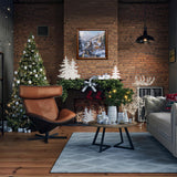 CHWGLFGG 5D Diamond Art Kits for Adults Beginners, Snowy Landscape Diamond Painting Kits, DIY Full Round Drill Winter Cabin Paint by Diamonds Dot Gem Art for Adults, Home Wall Decor 13.7X 13.7 Inch CHWGLFGG