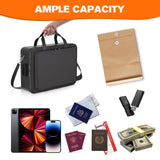 fannos 5200°F Fireproof Document Box, Important Document Organizer, Document Safe Box Fireproof Waterproof, 2025 Latest Model fannos