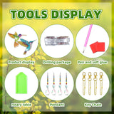 JeCuiK 6 Pcs Diamond Painting Wind Chimes Rhinestone Hummingbird Diamond Art Suncatcher Double Sided 5D DIY Diamond Painting Kits for Adults Christmas Ornament Best Gifts for Mom JeCuiK