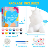Goodyking Paint Your Own Flying Unicorn Lamp Kit, DIY Unicorn Crafts Night Light, Arts & Crafts for Kids Age 8-12, Painting Art Supplies, Birthday Easter Gift for Kids Age 3 4 5 6 7 8+ Goody King