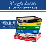 White Mountain Puzzle Sorter and Mystery Puzzle White Mountain