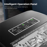 Electactic Ice Makers Countertop,26Lbs/24H,9 Cubes in 6 Mins,Portable Ice Maker Machine with Self-Cleaning,2 Sizes of Bullet Ice,Perfect for Home Kitchen(Black) Electactic