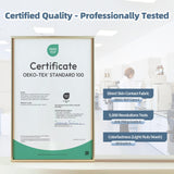 Mvpipi Cloud Couch U-Shaped Sectional Sofa, 134'' Modular Boneless Couches for Living Room, Corduroy Deep Seat Sofa with 2 Chaise Lounges and 1 Loveseat, 30D High-Resilience Foam, No Assembly, Black Mvpipi