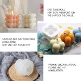 EuTengHao Silicone Candle Molds Set for Candle Making with Candle Wicks, 3D Silicone Mold for Soy Wax, Soap, Cake, Dessert DIY Scented Candle Craft Making EuTengHao