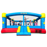 Causeair Big Inflatable Bounce House for Party Fun,15ft x 14.8ft,Double Basketball Hoop,Throw Ball Game,Reinforced PVC Bounce Floor,Jumping Bouncy Castle Holds 6 Kids causeair
