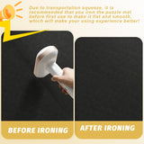 EWOID Jigsaw Puzzle Mat Roll Up Fits 1500 1000 500 Pieces Puzzles, Jigsaw Felt Mat with 6 Sorting Trays & Storage Bag & Pump, Portable Non Slip Jigsaw Puzzle Saver for Adult Kid EWOID