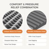 Sweetnight King Size Mattress, 12 Inch King Memory Foam Mattress in a Box for Pressure Relief & Motion Isolation, CertiPUR-US Certified Plush King Bed Mattresses Sweetnight