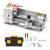 VEVOR Metal Lathe Machine, 8.7 x 18 in, Precision Bench Power Metal Lathe, Automatic Feed, 0-2500 RPM Variable Speed, 1250W Brushless Motor, for Processing Precision Parts Soft Metals Wood Plastics VEVOR