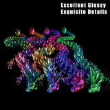 OVV3D 3D Printer Filament, Tri-Colors PLA Filament 1.75mm, Coextrusion Silk PLA Filament, Rainbow PLA Filament with Silk PLA Blue-Green-Orange, 3D Printing Filament +/-0.02mm, 1kg/2.2lbs OVVNYXE