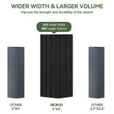 Aoxun 10' X 12' Hardtop Gazebo, Aluminum Outdoor Gazebo with Galvanized Steel Gable Roof Canopy, Patio Permanent Metal Pavilion with Netting, for Garden, Backyard, Deck Aoxun