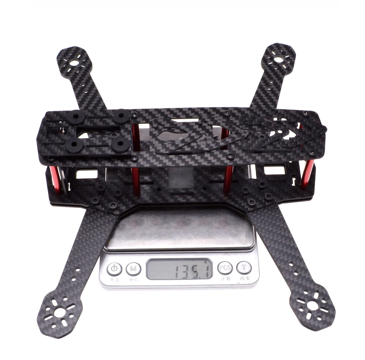 Readytosky 250mm FPV Racing Drone Frame 5 Inch Carbon Fiber Quadcopter Frame Kit with 4mm FPV Frame Arms+Lipo Battery Strap Readytosky