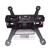 Readytosky 250mm FPV Racing Drone Frame 5 Inch Carbon Fiber Quadcopter Frame Kit with 4mm FPV Frame Arms+Lipo Battery Strap Readytosky