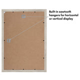 Americanflat 12x18 Poster Frame with Shatter-Resistant Glass - Gallery Style Frame with Engineered Wood - Signature Collection - Photo Frame for Wall Display - Driftwood Americanflat