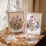 COCOMOX 3 Sets Embroidery Practice Kits, Flower Pattern Embroidery Kit for Beginners Adults, Hand Embroidery Kit for Kids, Easy to Follow Instruction and Video COCOMOX