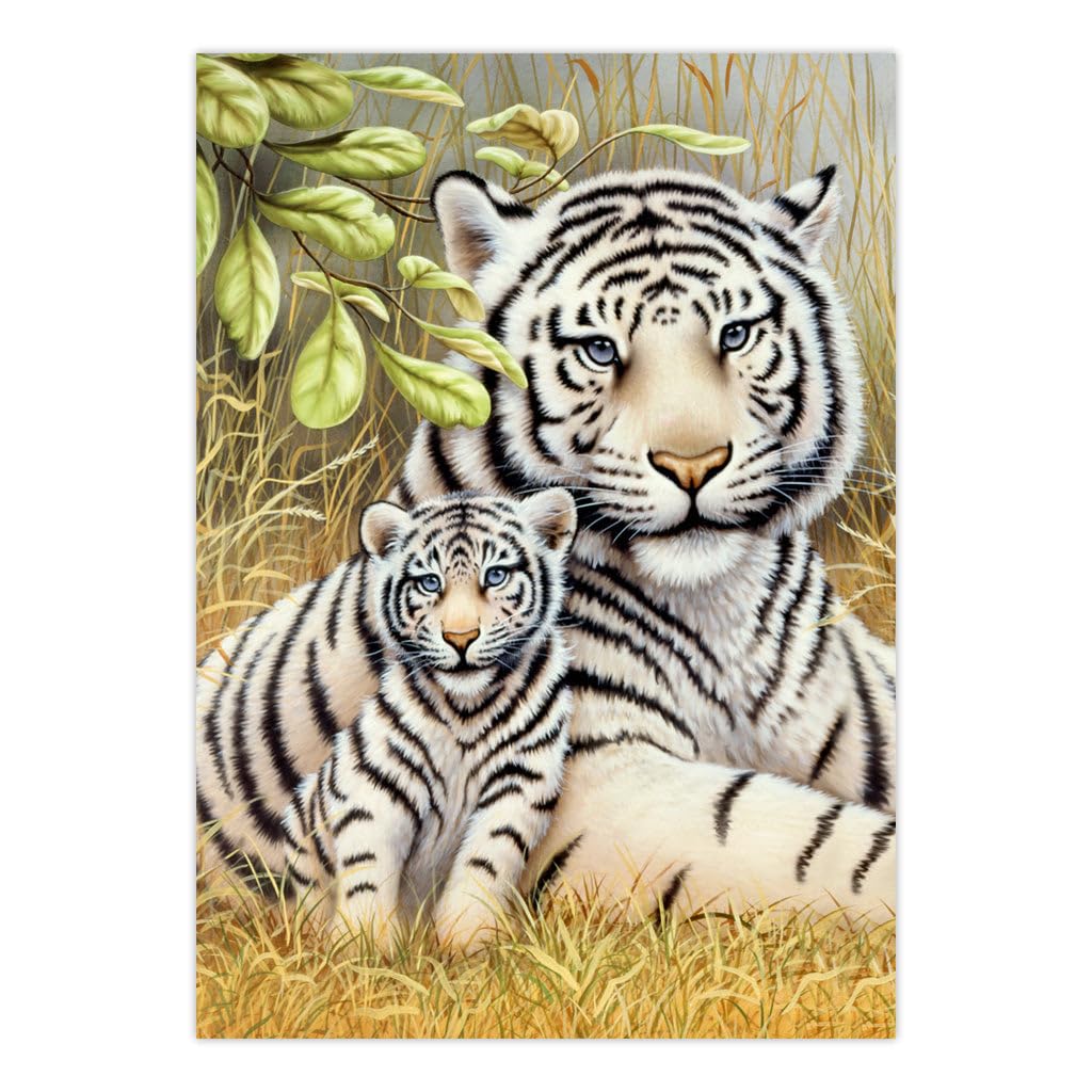 Royal & Langnickel Junior Small Paint by Number Kit 8-3/4"X11-3/4-White Tiger Pair Royal & Langnickel