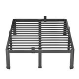VIPSHOW 14 Inch King Heavy Duty 3500 lbs Bed Frame with Round-Corner Legs & Anti-Squeak Design – Quick Assembly Metal Platform, No Box Spring Needed VIPSHOW