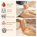 5-in-1 Wood Therapy Massage Tools Lymphatic Drainage Massager for Muscle Pain Relief | Maderoterapia Kit Body Sculpting Tools for Anti-Cellulite, Body Shaping Xokocli
