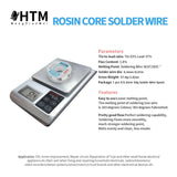 63/37 Rosin Core Tin Lead Solder Wire For Electrical Soldering(0.3mm/50g) HengTianMei