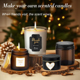 FEILOONG Candle Making Kit for Adults Beginners, Complete Candle Making Supplies Include Soy Wax, Candle Jars, Scents, Wicks & More, DIY Starter Candle Making Full Set, Arts Crafts Kit FEILOONG