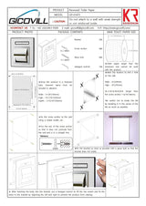 KAISERAUM Recessed Toilet Paper Holder with Pop-Out Shelf, Tissue Paper Roll Holder with Anti-Drop Phone Tray, SUS304 Stainless Steel, Chrome, GP-014TC, Max Toilet Paper Roll Size (4.13x5.5 inches) KR KAISERAUM