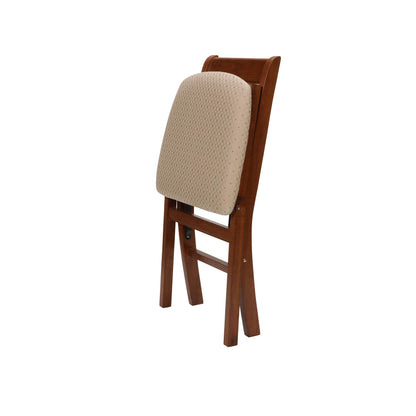 Stakmore Lattice Back Folding Chair Finish, Set of 2, Wood, Cherry