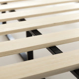 ZINUS Metal Box Spring with Wood Slats, 9 Inch Mattress Foundation, Sturdy Steel Structure, Easy Assembly, King Zinus