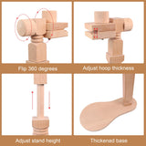 Guofa Embroidery Hoop Holder, Rotated Cross Stitch Stand, Lap Embroidery Stand for DIY Craft, Sewing Needlepoint Frame Holder guofa